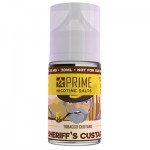 Prime Nicotine Salts - Sheriff's Custard Nic Salts 30ml